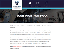 Tablet Screenshot of cosmospheretour.com